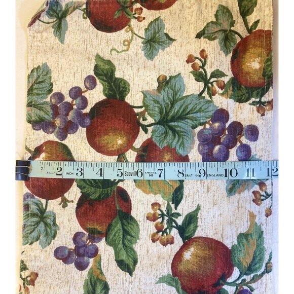 Set of 2 Apple Fabric Kitchen Placemats Orchard Design Tapestry Print Vineyard - Picture 4 of 7